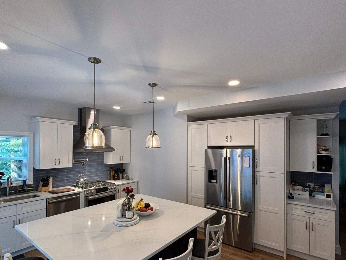 Recent open concept main floor project on Long Island